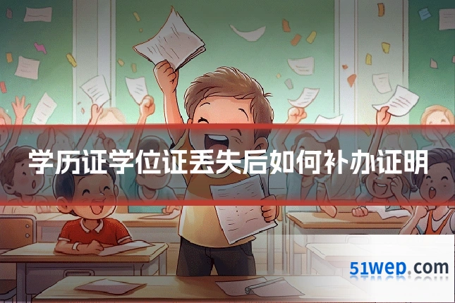 学历证学位证丢失后如何补办证明