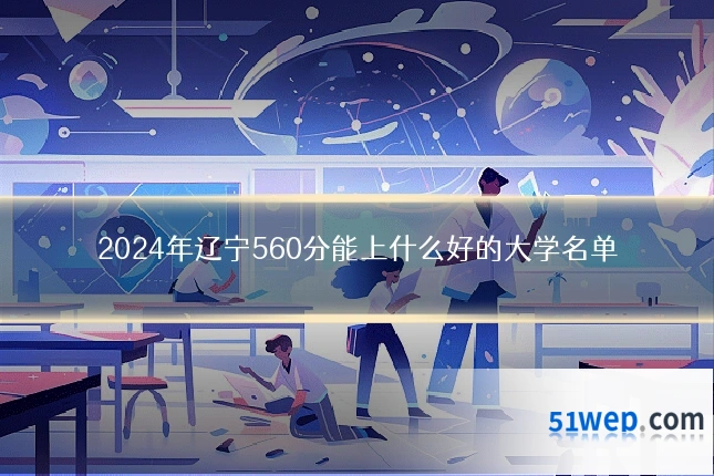 2024年辽宁560分能上什么好的大学名单