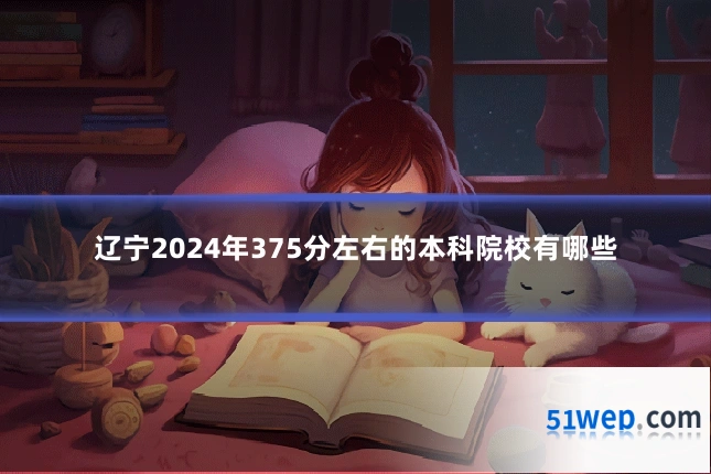 辽宁2024年375分左右的本科院校有哪些