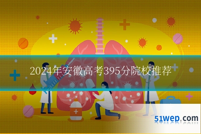 2024年安徽高考395分院校推荐