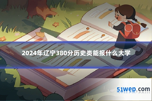 2024年辽宁380分历史类能报什么大学