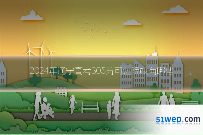 2024年辽宁高考305分可选院校有哪些
