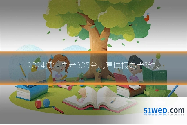 2024辽宁高考305分志愿填报参考院校