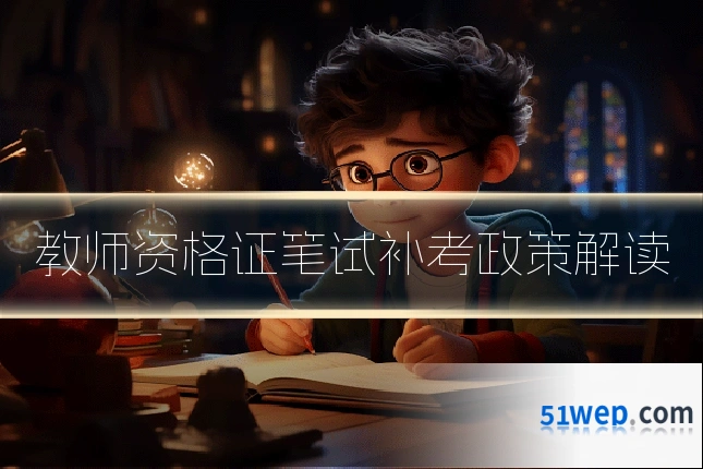 教师资格证笔试补考政策解读