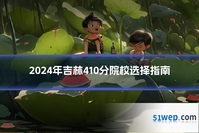 2024年吉林410分院校选择指南
