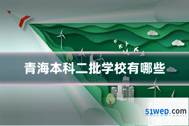 青海本科二批学校有哪些