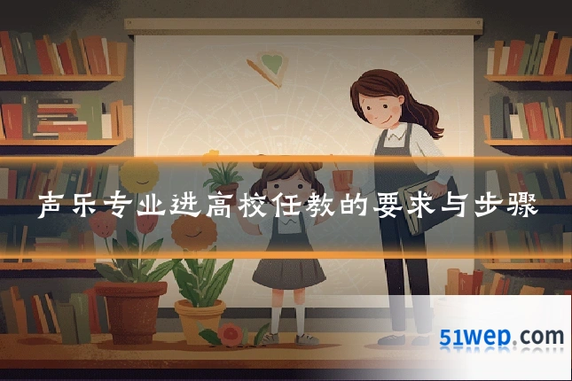 声乐专业进高校任教的要求与步骤