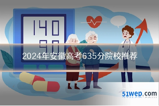 2024年安徽高考635分院校推荐