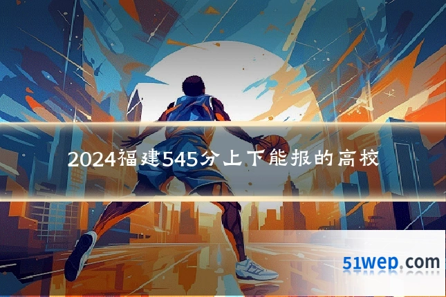 2024福建545分上下能报的高校