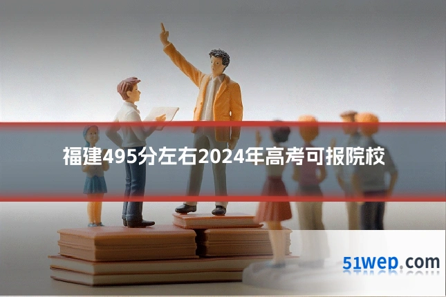 福建495分左右2024年高考可报院校
