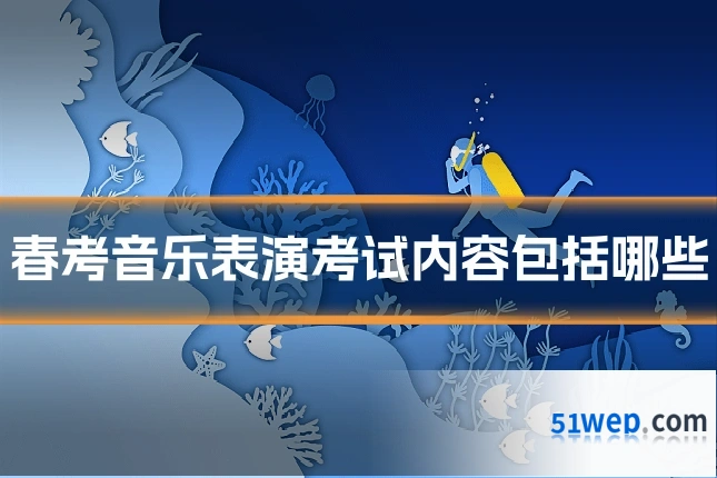 春考音乐表演考试内容包括哪些