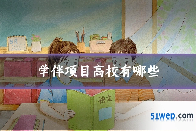学伴项目高校有哪些