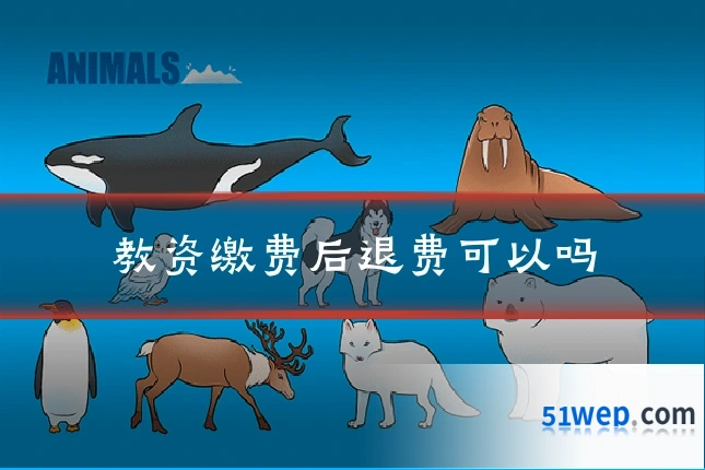 教资缴费后退费可以吗