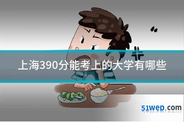 上海390分能考上的大学有哪些