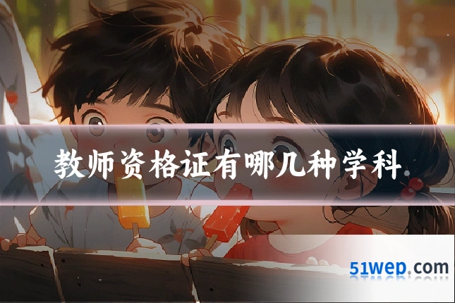 教师资格证有哪几种学科