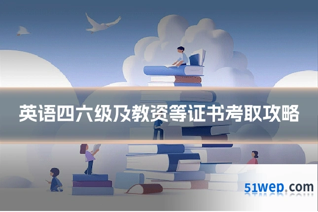 英语四六级及教资等证书考取攻略