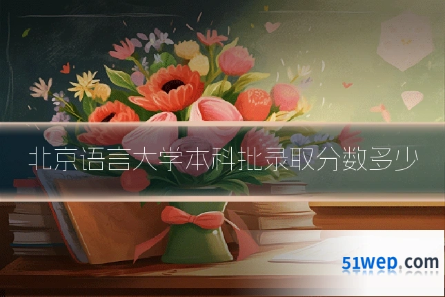 北京语言大学本科批录取分数多少