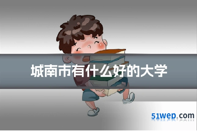 城南市有什么好的大学