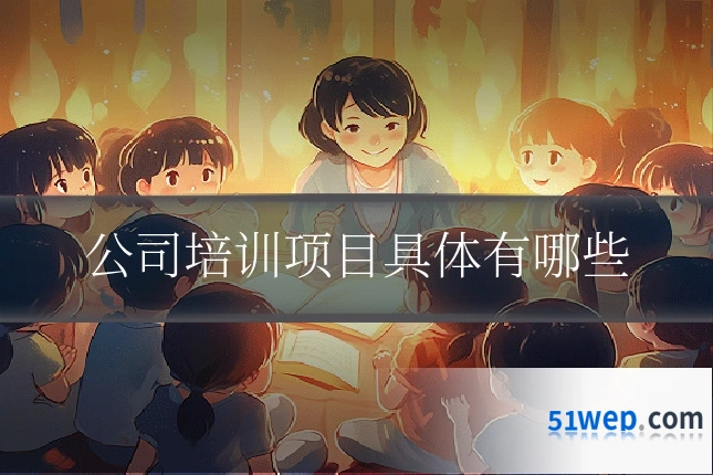 公司培训项目具体有哪些