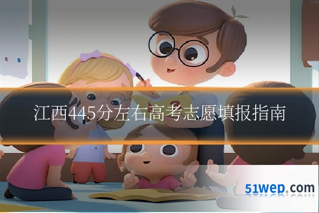 江西445分左右高考志愿填报指南