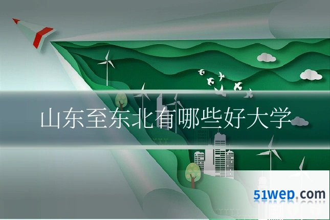 山东至东北有哪些好大学