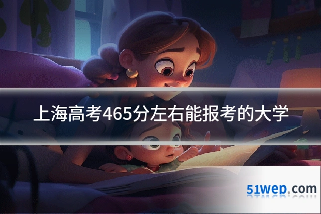 上海高考465分左右能报考的大学