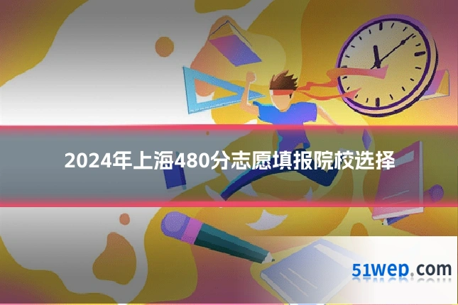 2024年上海480分志愿填报院校选择