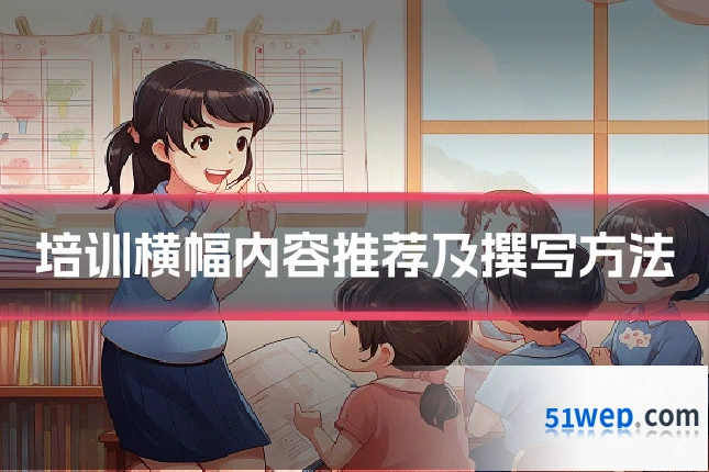 培训横幅内容推荐及撰写方法
