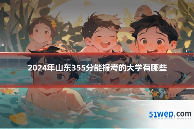 2024年山东355分能报考的大学有哪些