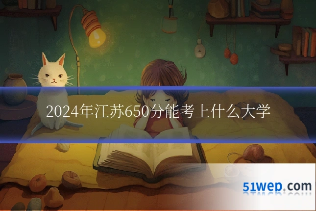 2024年江苏650分能考上什么大学