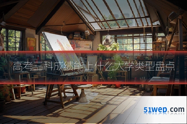 高考三科成绩能上什么大学类型盘点
