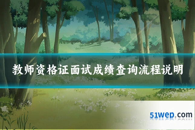 教师资格证面试成绩查询流程说明