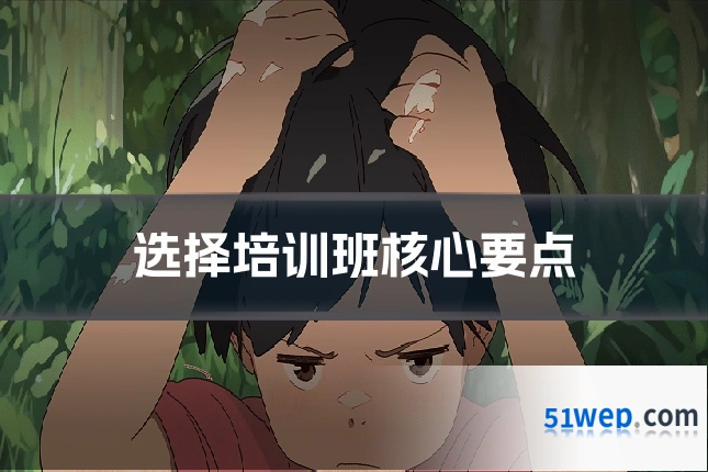选择培训班核心要点