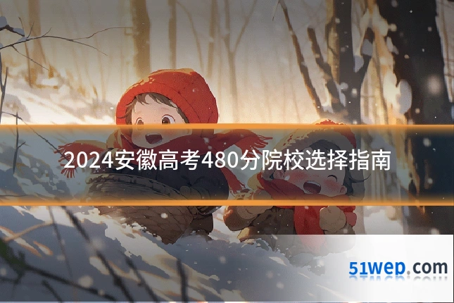 2024安徽高考480分院校选择指南