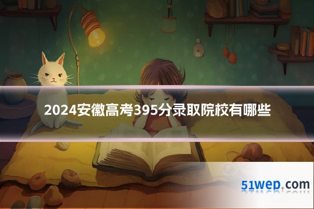 2024安徽高考395分录取院校有哪些