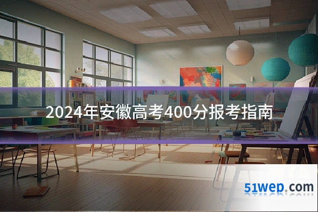2024年安徽高考400分报考指南