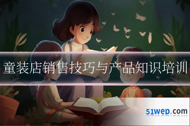 童装店销售技巧与产品知识培训