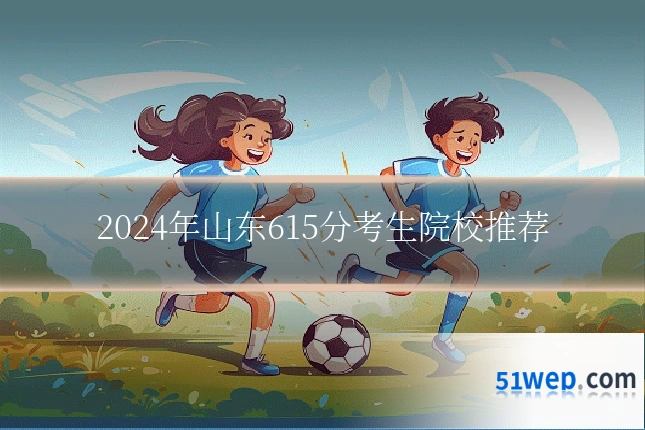 2024年山东615分考生院校推荐