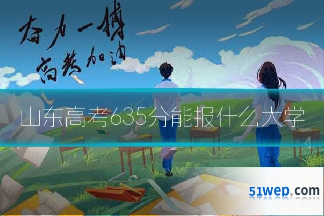 山东高考635分能报什么大学