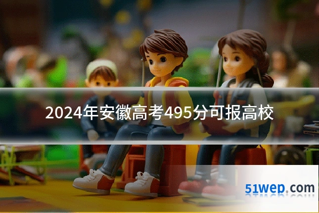 2024年安徽高考495分可报高校