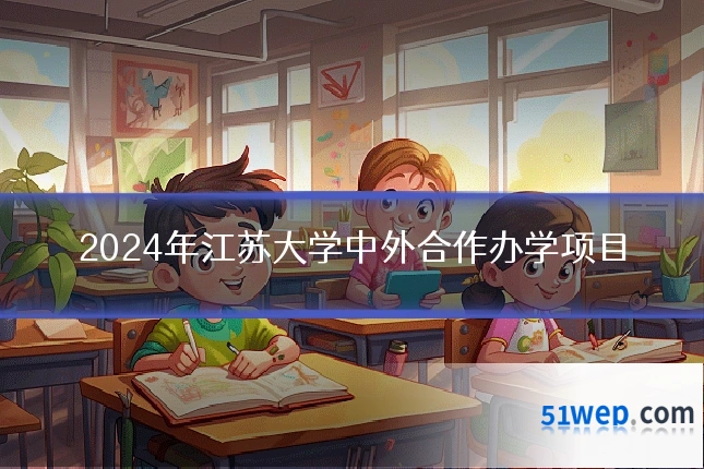 2024年江苏大学中外合作办学项目