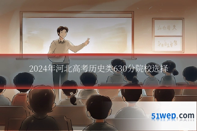 2024年河北高考历史类630分院校选择