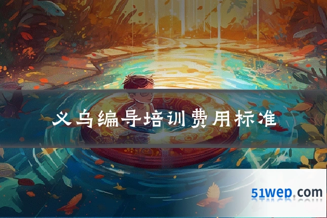 义乌编导培训费用标准