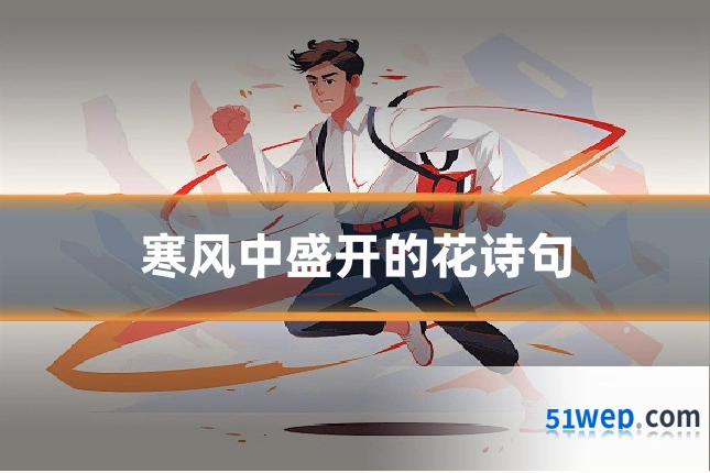 寒风中盛开的花诗句