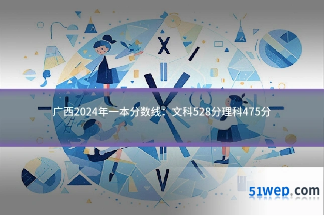 广西2024年一本分数线:文科528分理科475分