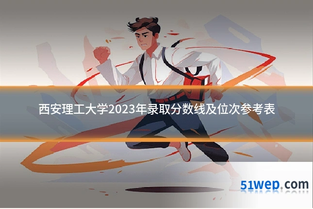 西安理工大学2023年录取分数线及位次参考表