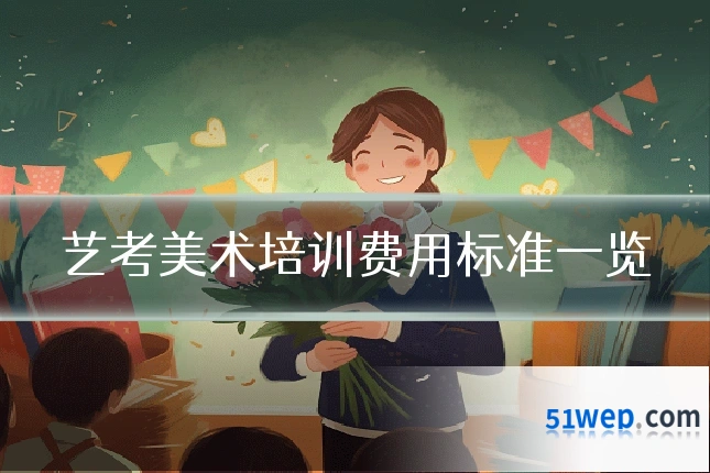 艺考美术培训费用标准一览