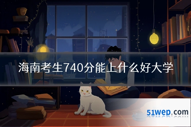 海南考生740分能上什么好大学