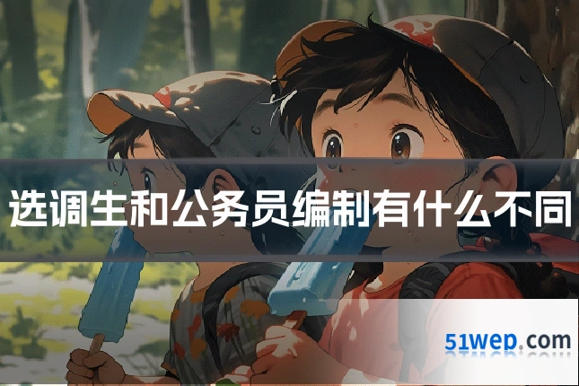 选调生和公务员编制有什么不同