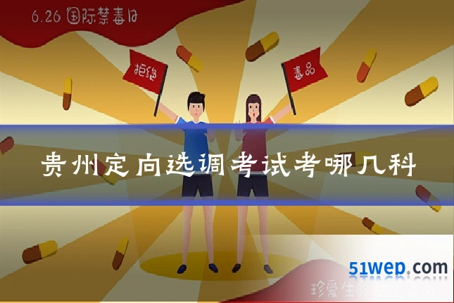 贵州定向选调考试考哪几科
